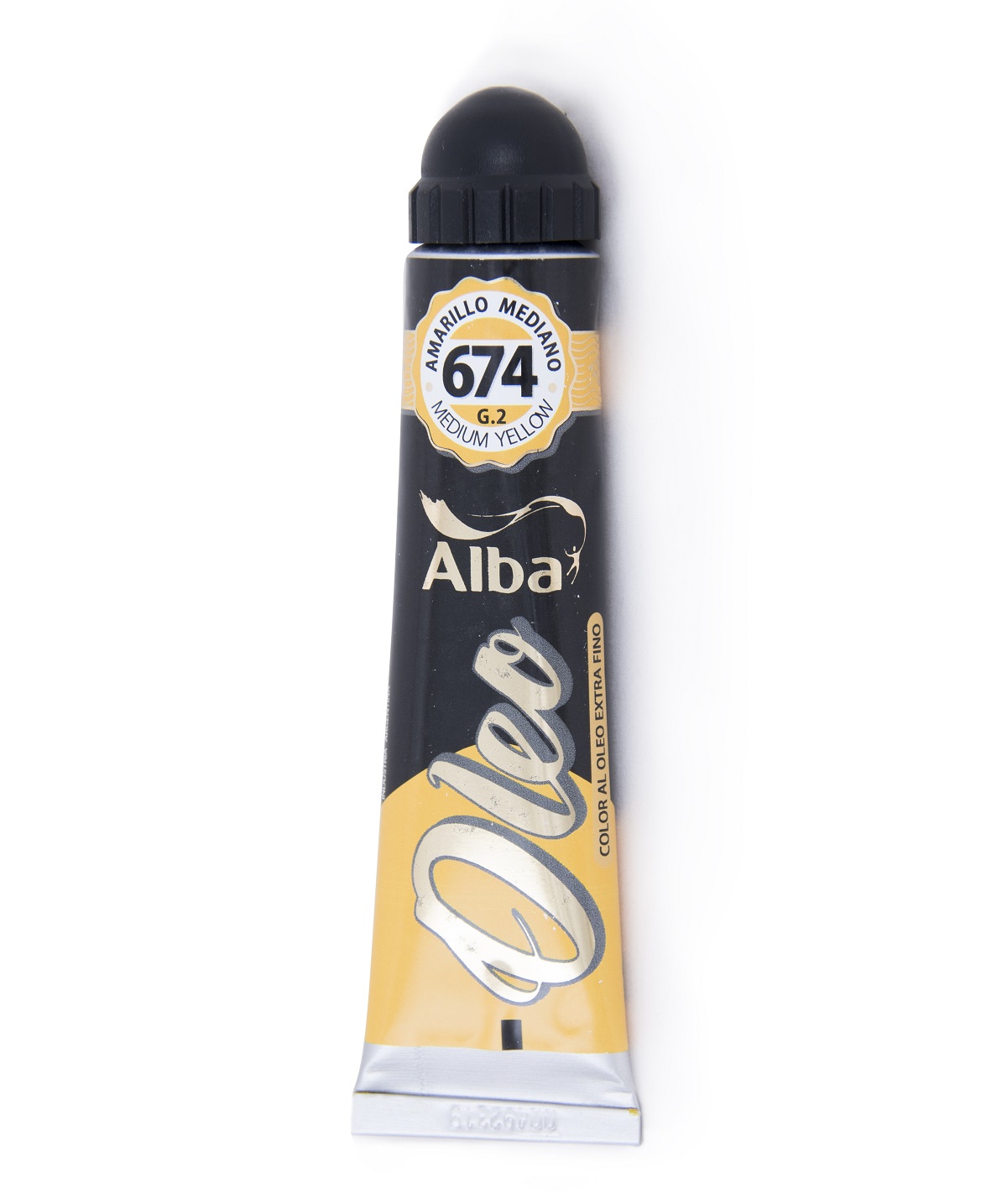 Oleo profesional alba 60 ml g2 674 amarillo mediano - 60 ML - Alba Artística